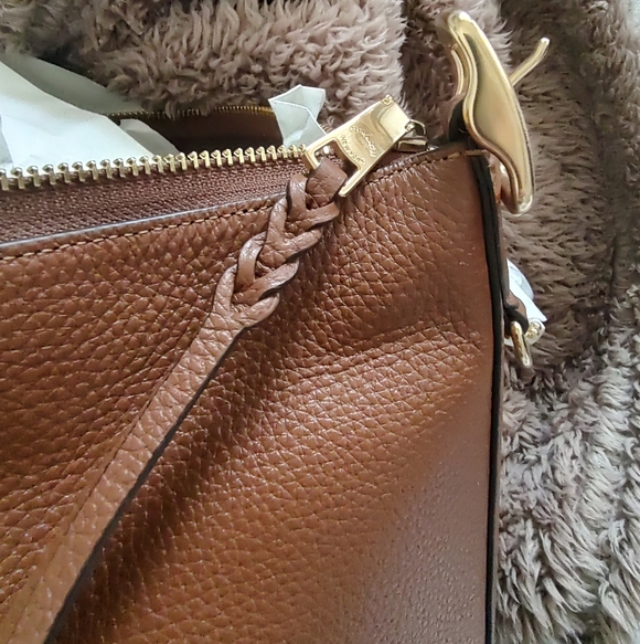 NWT Coach Tan Leather Crossbody Bag - Picture 2 of 11